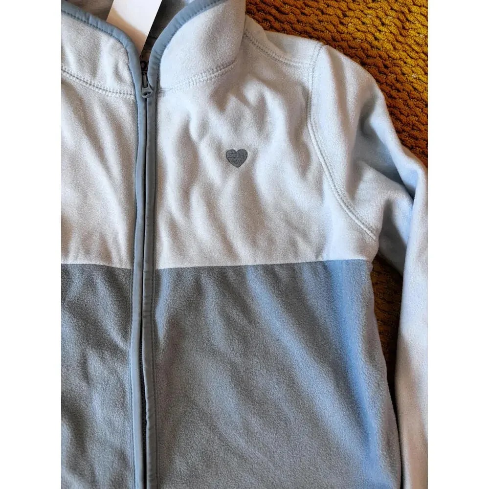 Oshkosh girls Fleece Jacket‎ Size 10/10A - Light Blue
